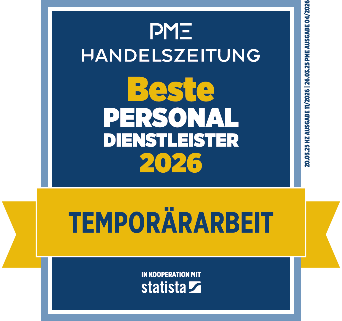 Beste Personaldienstleister 2026 - Temporärarbeit